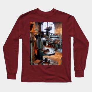 Building Trades - Drill Press Near Window Long Sleeve T-Shirt